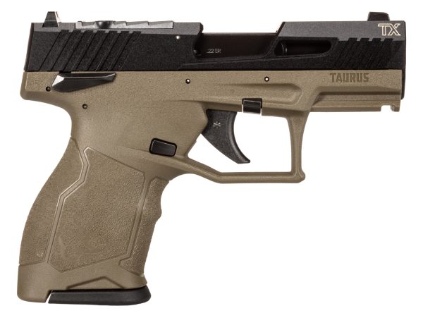Taurus tx22c 22lr bk/odg 3. 5" 13+1 ts