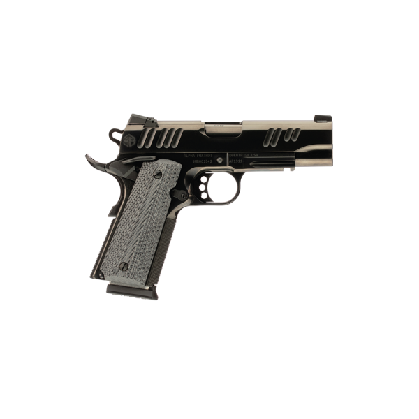 Alpha foxtrot 1911 handgun 45 auto 7rd magazine 4. 25" barrel polished dlc finish