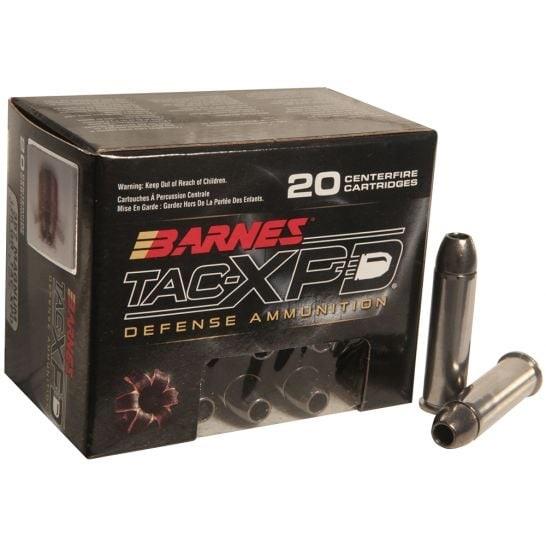 Barnes tac-xpd defense handgun ammunition. 357 mag 125 gr tac-xp 20