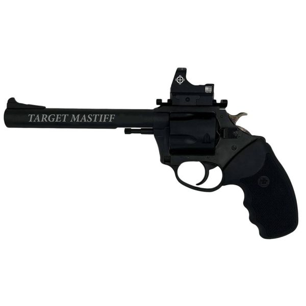 Charter arms target mastiff handgun. 44 spl 5rd magazine 6" barrel black with optic