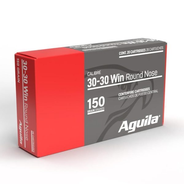 Aguila rifle ammunition 30-30 win 150gr sp 2380 fps 20/ct
