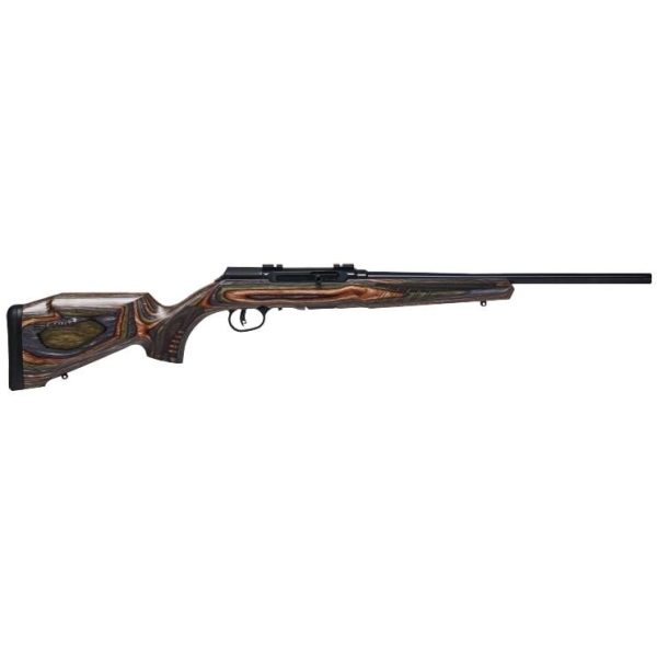 Savage a22 bns-sr rifle. 22 lr 10rd magazine 18" threaded barrel forest green wood