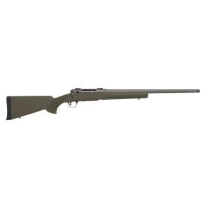 Savage arms 110 trail hunter rifle. 243 rem 4rd magazine 22" threaded barrel od green
