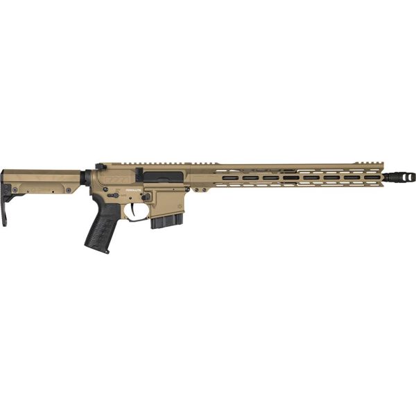 Cmmg resolute mk4 rifle 350 legend 10rd magazine 16. 1" 1/2x28 threaded barrel coyote tan