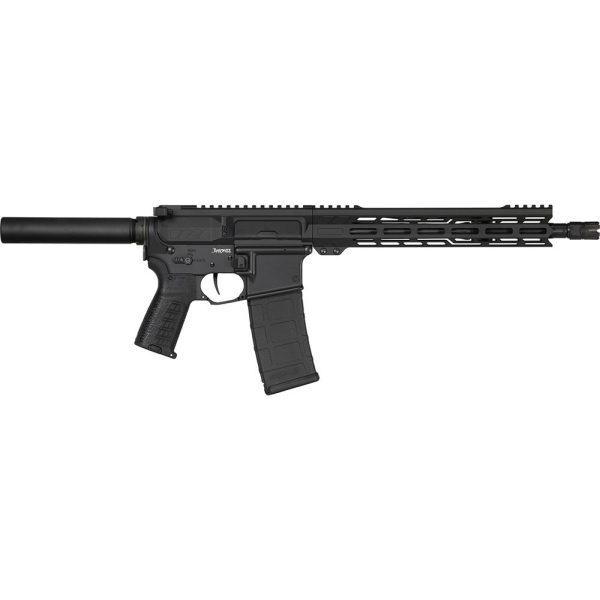 Cmmg banshee mk4 handgun 5. 56mm 30rd magazine 12. 5" 1/2x28 threaded barrel black