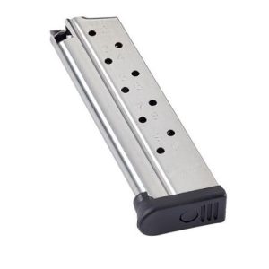 Chip mccormick range pro full-size 1911 handgun magazine stainless 9mm luger 10/rd
