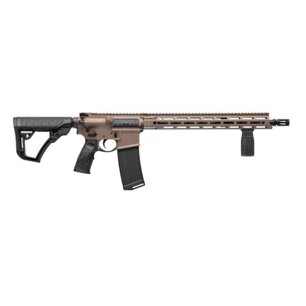 Daniel defense ddm4 v7 rifle 5. 56mm 32rd magazine 16" barrel fde cerakote 6 position stock