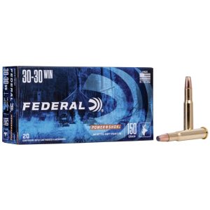 Federal power-shok rifle ammunition. 30-30 win 150 gr fnsp 2390 fps - 20/box