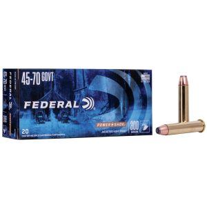 Federal power-shok rifle ammunition. 45-70 gov 300 gr sp 1850 fps - 20/box