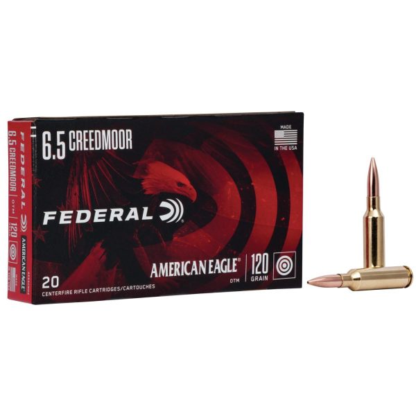 Federal 6. 5 creedmoor 120gr open tip match (otm) ammo 20rd