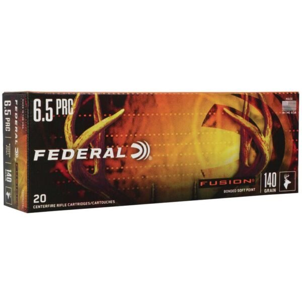 Federal fusion rifle ammunition 6. 5 prc 140 gr. Sp 2925 fps 20/ct