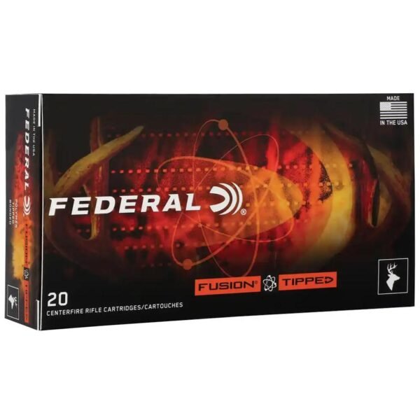 Federal fusion tipped rifle ammunition 300 win mag 180gr pt 2950 fps 20/ct