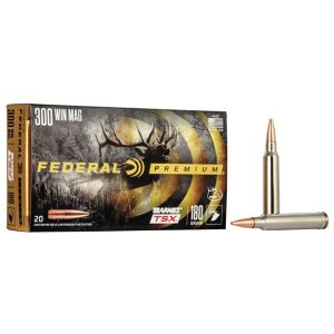 Federal p300wp premium 300 win mag 180 gr 2960 fps barnes tsx 20 bx/10 cs