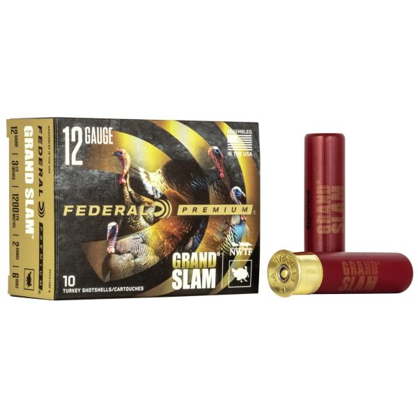 Federal grand slam shotshell 12ga 3-1/2" 2oz 1200 fps  #6 10/ct