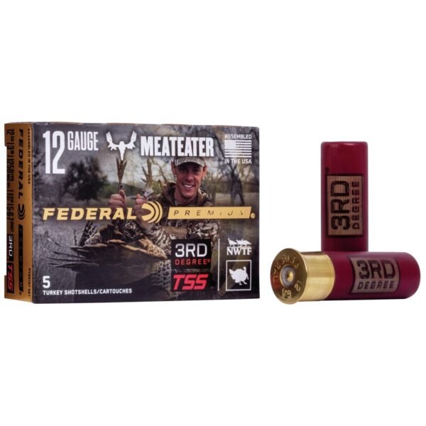 Federal 3rd degree shotshell 12ga 3 1-3/4oz  1250 fps  #5 #6 & #7 5/ct