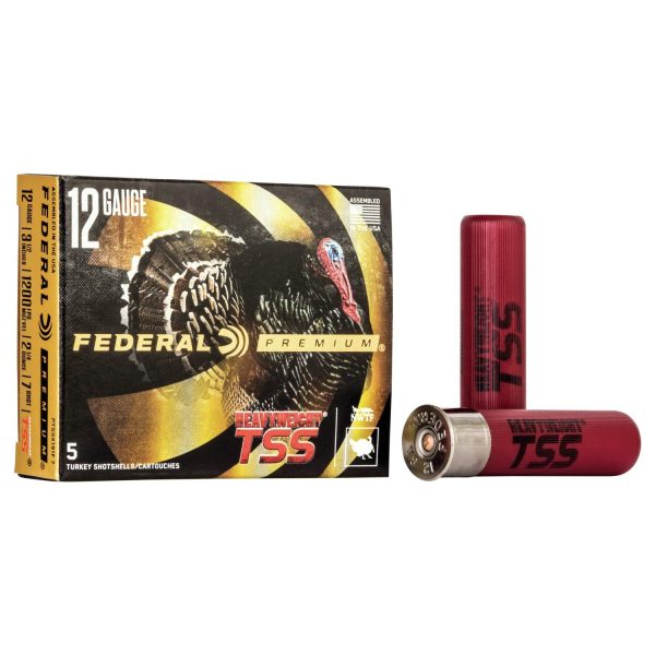Federal heavyweight tss 12ga 3. 5" 2-1/4oz 1200 fps #7 5/ct