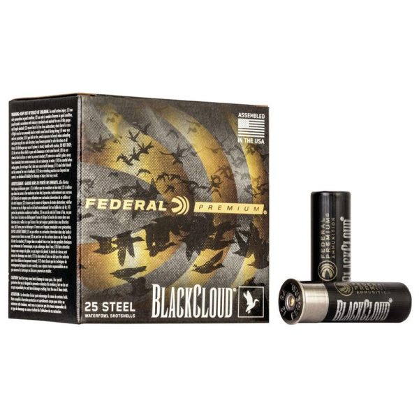 Federal black cloud fs steel shotshell 28ga 3" 3/4oz 1400 fps #4 25/ct