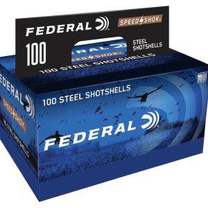Federal speed-shok shotshells 12 ga 3" 1-1/4oz 1450 fps #4 100/ct
