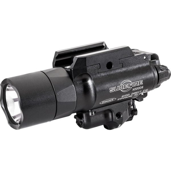 Surefire x400t-a weapon light with red laser 650 lumens black