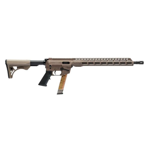 Freedom ordnance fx9 ar rifle 9mm luger 33rd magazine 16" barrel fde with 13" mlok handguard