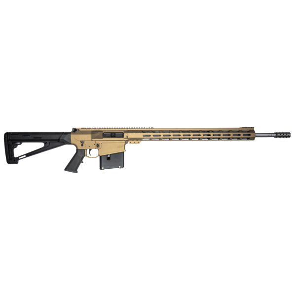 Glfa  ar long action rifle 6. 5 prc 5rd magazine 24" barrel mlok handguard bronze cerakote