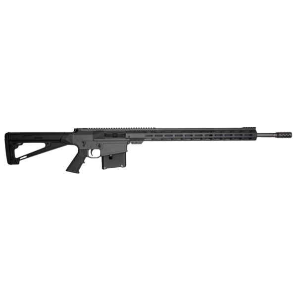 Glfa  ar long action rifle 6. 5 prc 5rd magazine 24" barrel mlok handguard sniper grey cerakote