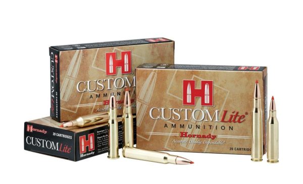 Hornady custom lite rifle ammunition 7mm-08 rem 120 gr sst custom lite 20/box