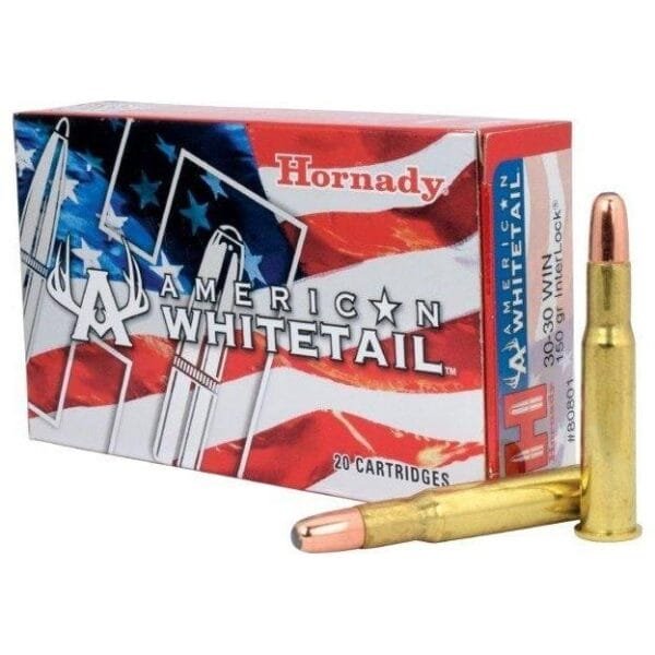 Hornady american whitetail rifle ammunition. 30-30 win 150 gr sp 2390 fps - 20/ct