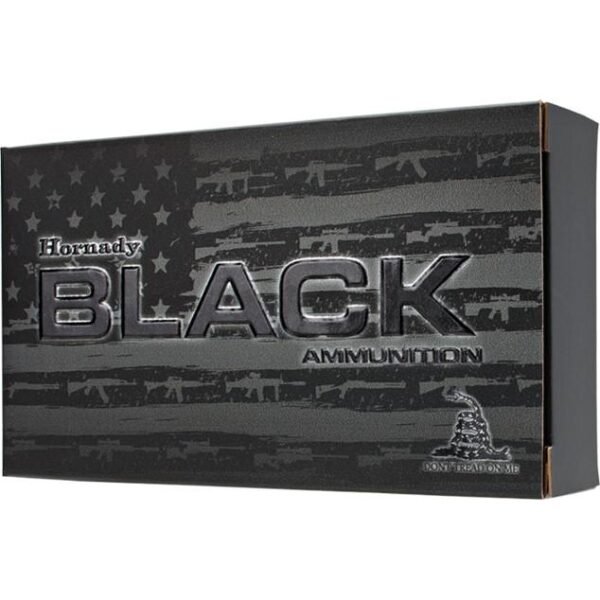 Hornady black rifle ammunition. 450 bushmaster 250 gr ftx 2200 fps 20/ct