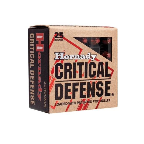Hornady critical defense handgun ammo. 357 mag 125 gr ftx 1500 fps 25/box