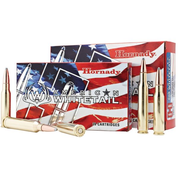 Hornady american whitetail rifle ammunition. 243 win 100 gr btsp 2729 fps 20/ct