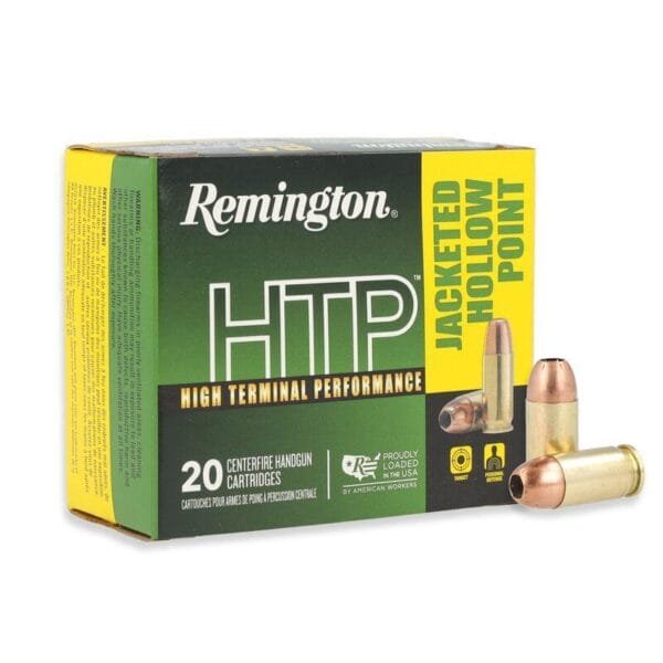 Remington htp handgun ammunition. 380 acp 88 gr jhp 990 fps 20/ct