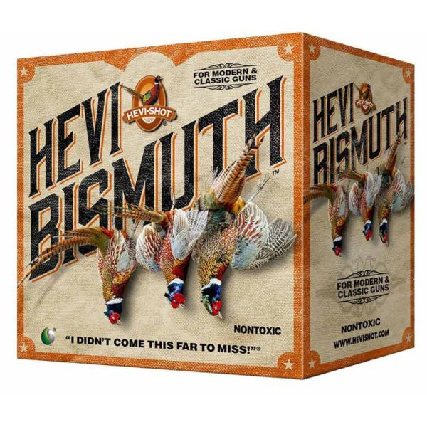 Hevi-shot hevi-bismuth upland shotshells 12ga 2-3/4" 1-1/4oz 1400 fps #5 25/ct