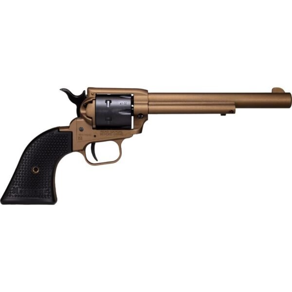 Heritage rough rider handgun. 22 lr 6rd capacity 6. 5" barrel polymer black burnt bronze cerakote