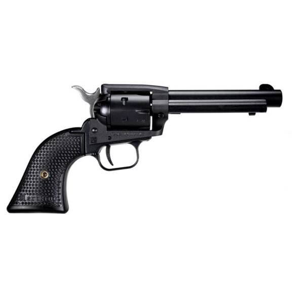 Heritage rough rider steel frame handgun. 22 lr 6rd capacity 4. 75" barrel black satin finish polymer grips