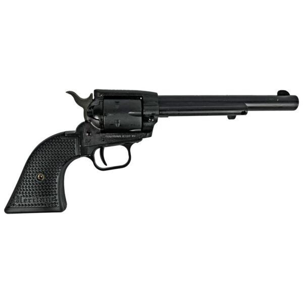 Heritage rough rider steel frame handgun. 22 lr 6rd capacity 6. 5" barrel black satin finish polymer grips