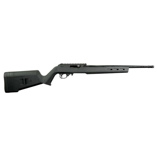 Black rain ordnance hunter rifle. 22 lr 10rd magazine 18" threaded barrel black