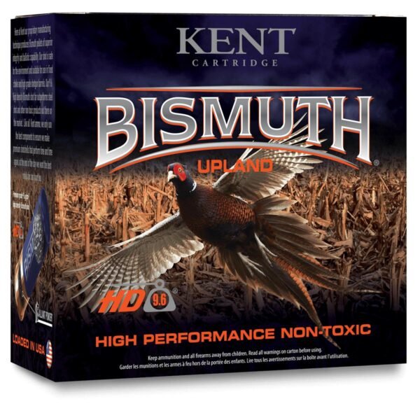 Kent bismuth high-performance non-toxic shotshells 12 ga 3" 1-3/8oz 1450 fps #4 25/ct