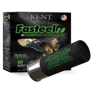 Kent fasteel 2. 0 shotshells 12 ga 3" 1-1/4oz 1500 fps #bb 25/ct