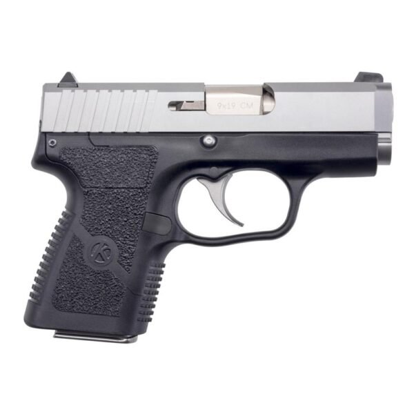 Kahr arms cm9 handgun 9mm luger 6rd magazine 3. 1" barrel black with silver slide night sights