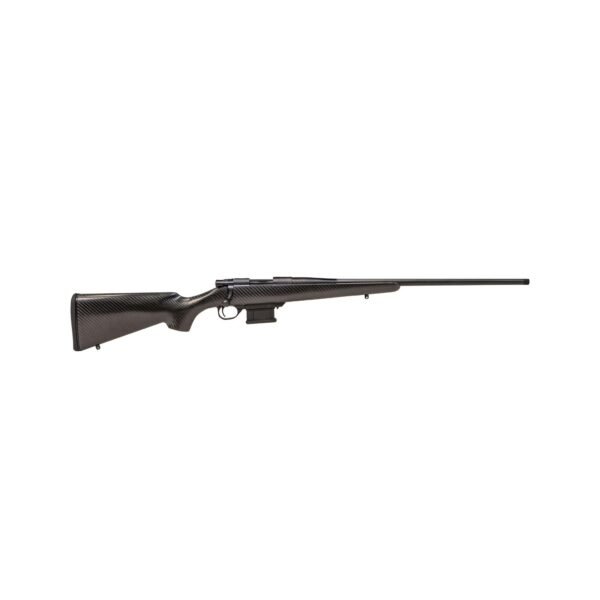 Howa m1500 bolt action carbon stalker rifle 350 legend 5rd magazine 16. 25" threaded barrel blued carbon fiber stock