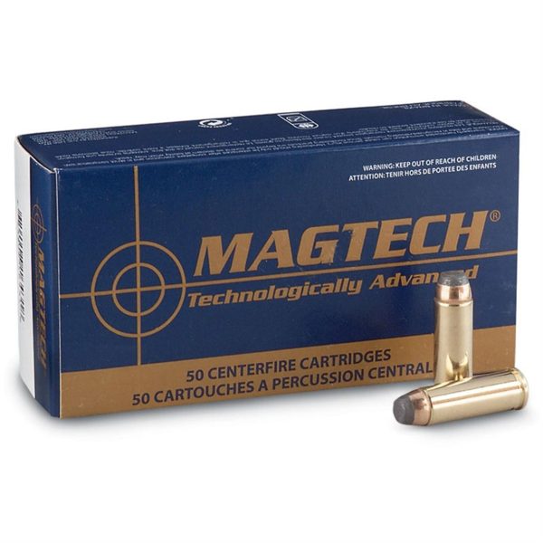 Magtech handgun ammunition. 357 mag 158 gr sjhp 1235 fps 50/box