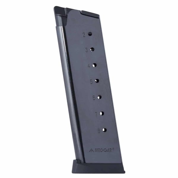 Mec-gar 1911 full size blued magazine. 45 acp nickel 8/rd