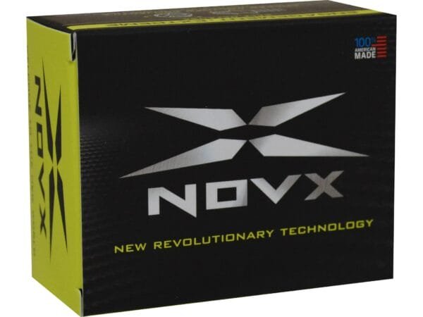 Novx cross trainer/competition lead-free handgun ammunition 9mm luger (+p) 65 gr pc 1800 fps 20/ct