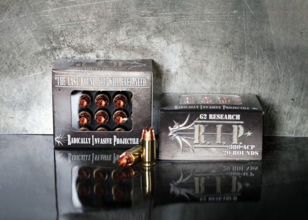 G2 research r. I. P. Handgun ammunition. 380 acp 62 gr hp 1250 fps 20/box