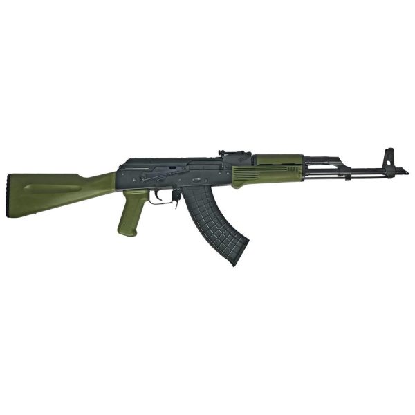 Riley defense rak47-p rifle 7. 62x39mm 30rd magazine 16. 25" barrel green polymer furniture