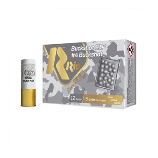 Rio royal buck 20ga 2-3/4"  9 plts #1 1345 fps 25/ct