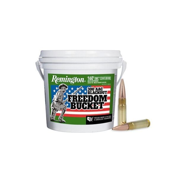 Remington umc freedom bucket. 300 aac blackout 220 gr. Otfb 940 fps 160/ct bucket