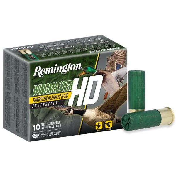 Remington wingmaster hd shotshell 12 ga 2-3/4" 1-1/4 oz #4 1325 fps 10/ct