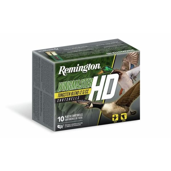 Remington wingmaster hd shotshell 20 ga 3" 1-1/8 oz #4 1300 fps 10/ct